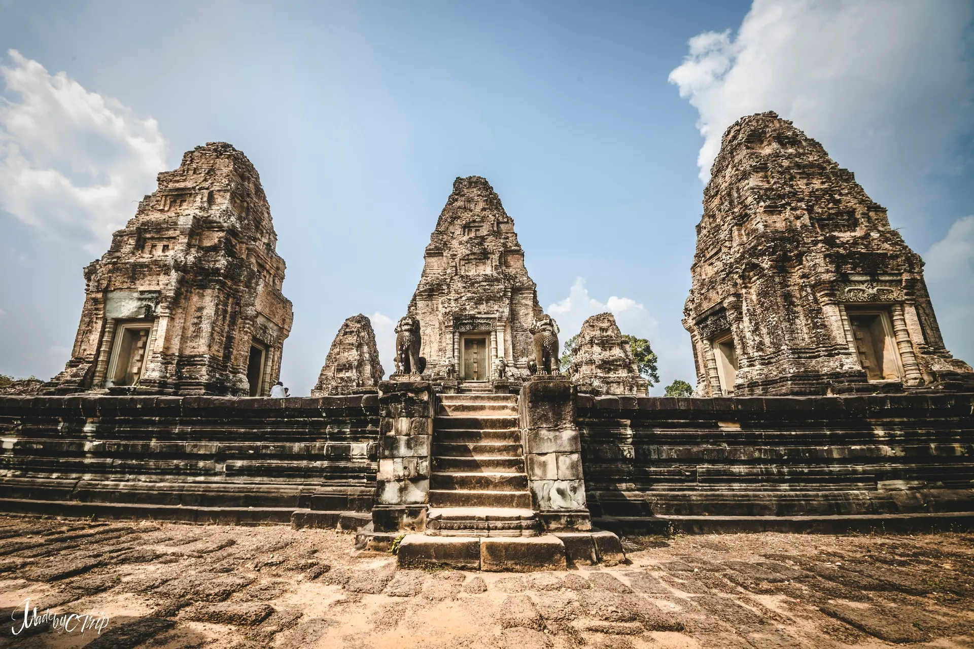 East Mebon temple in Angkor, Cambodia