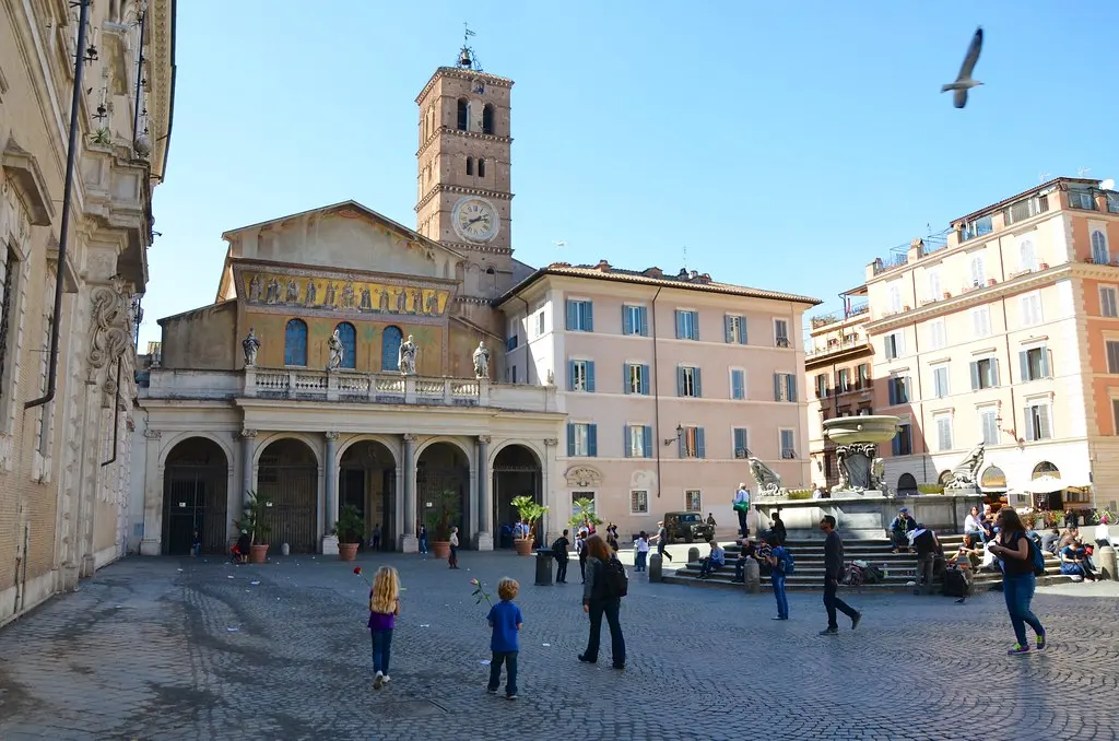 Basilica di Santa Maria in Trastevere, Rome, Italy