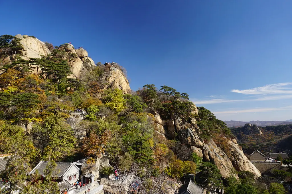 Mount Qian Shan, a sacred site in Liaoning Province, China