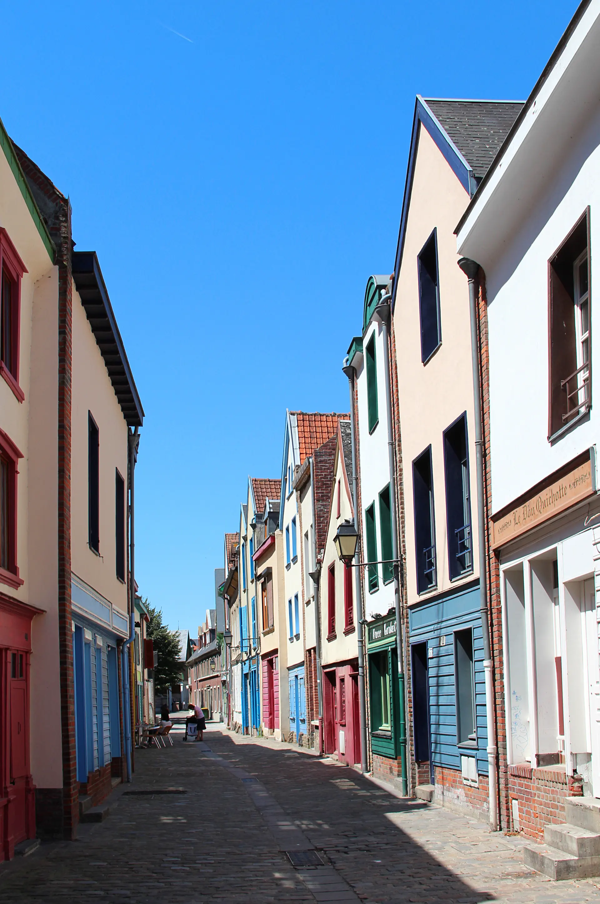 Amiens (Somme - France), quartier de Saint-Leu.