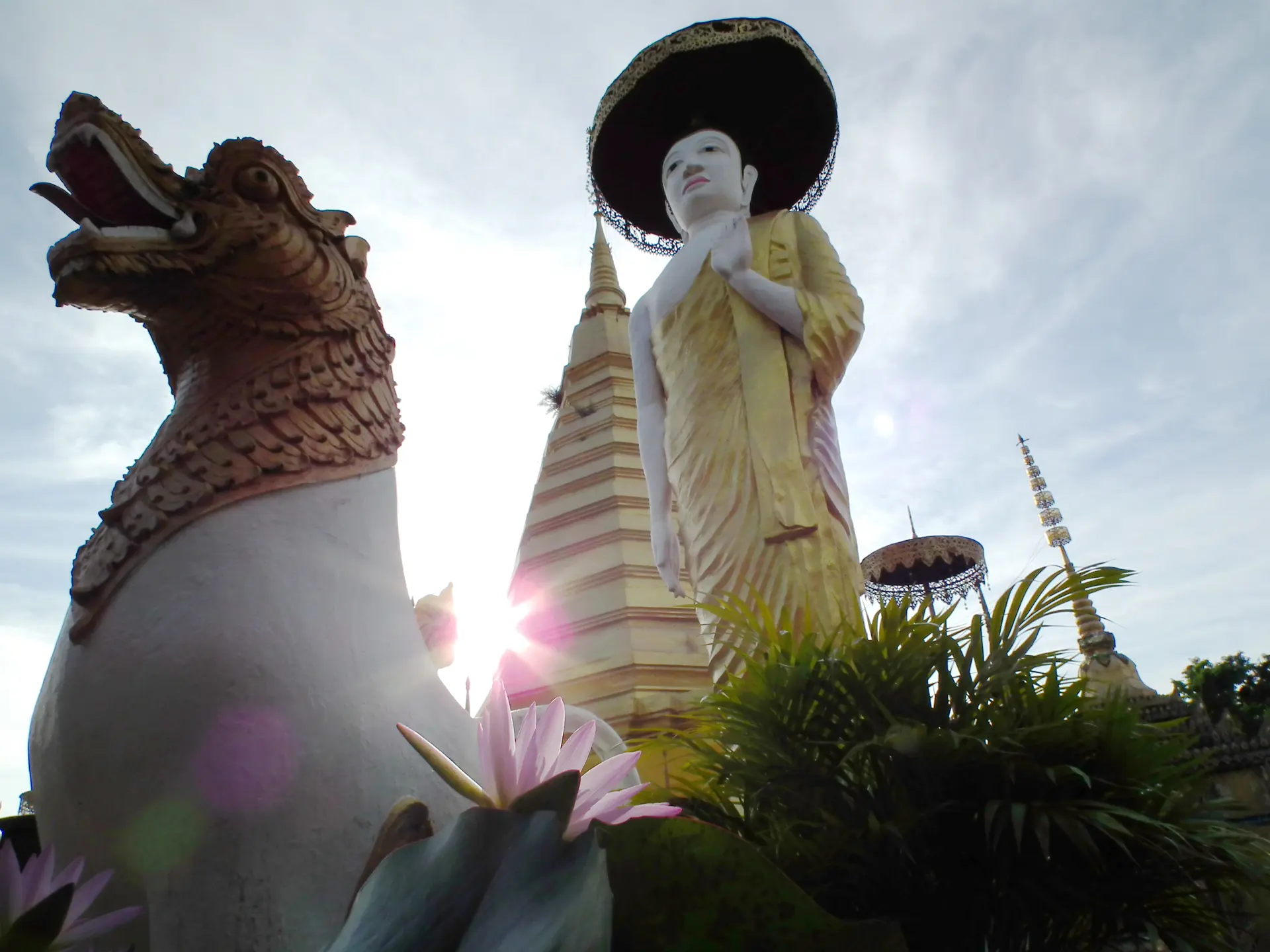 Wat Phra That Chom Chaeng in Phrae, Phrae, Thailand