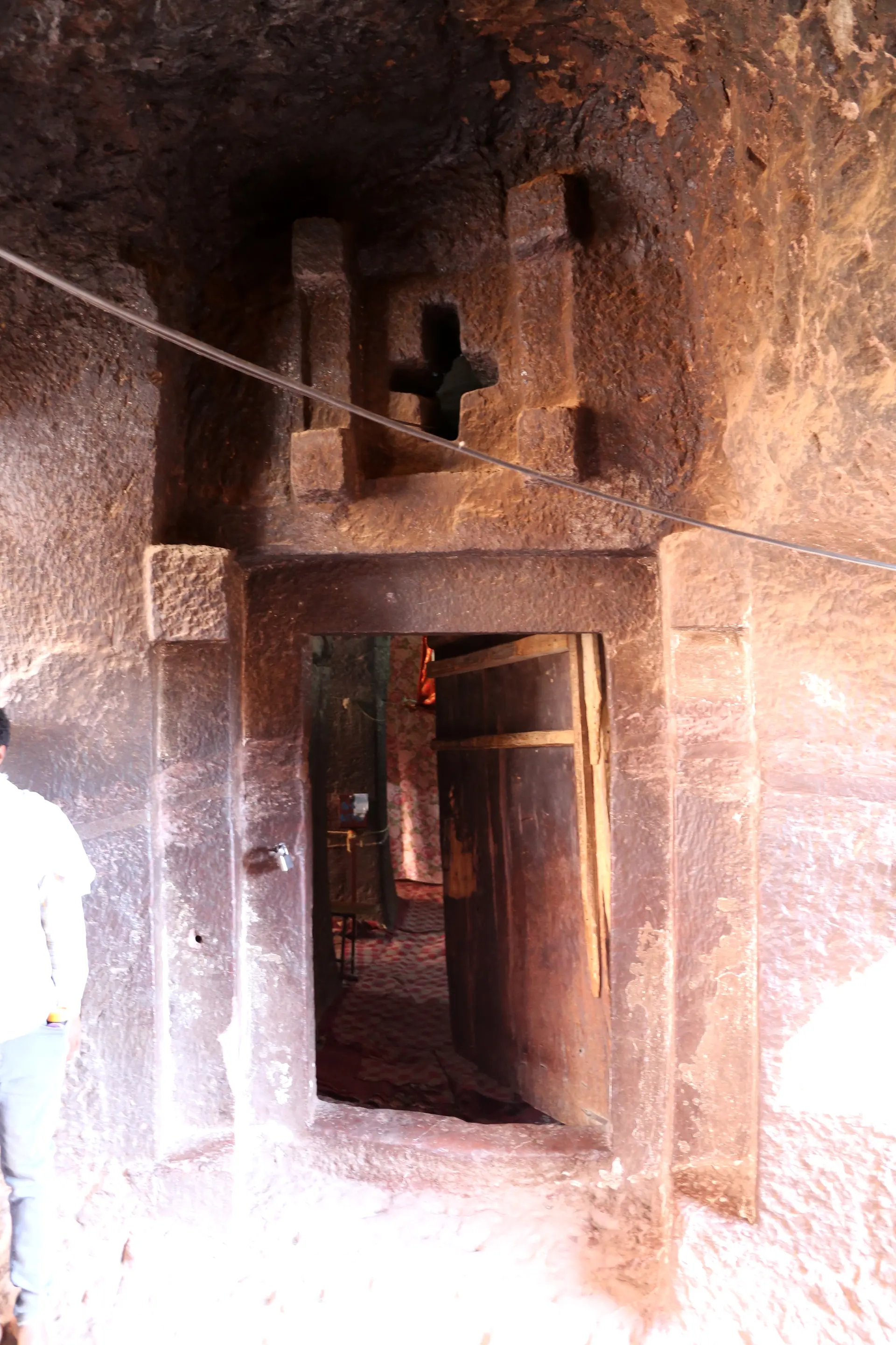 Biete Denagel, one of the rock-hewn churches of Lalibela