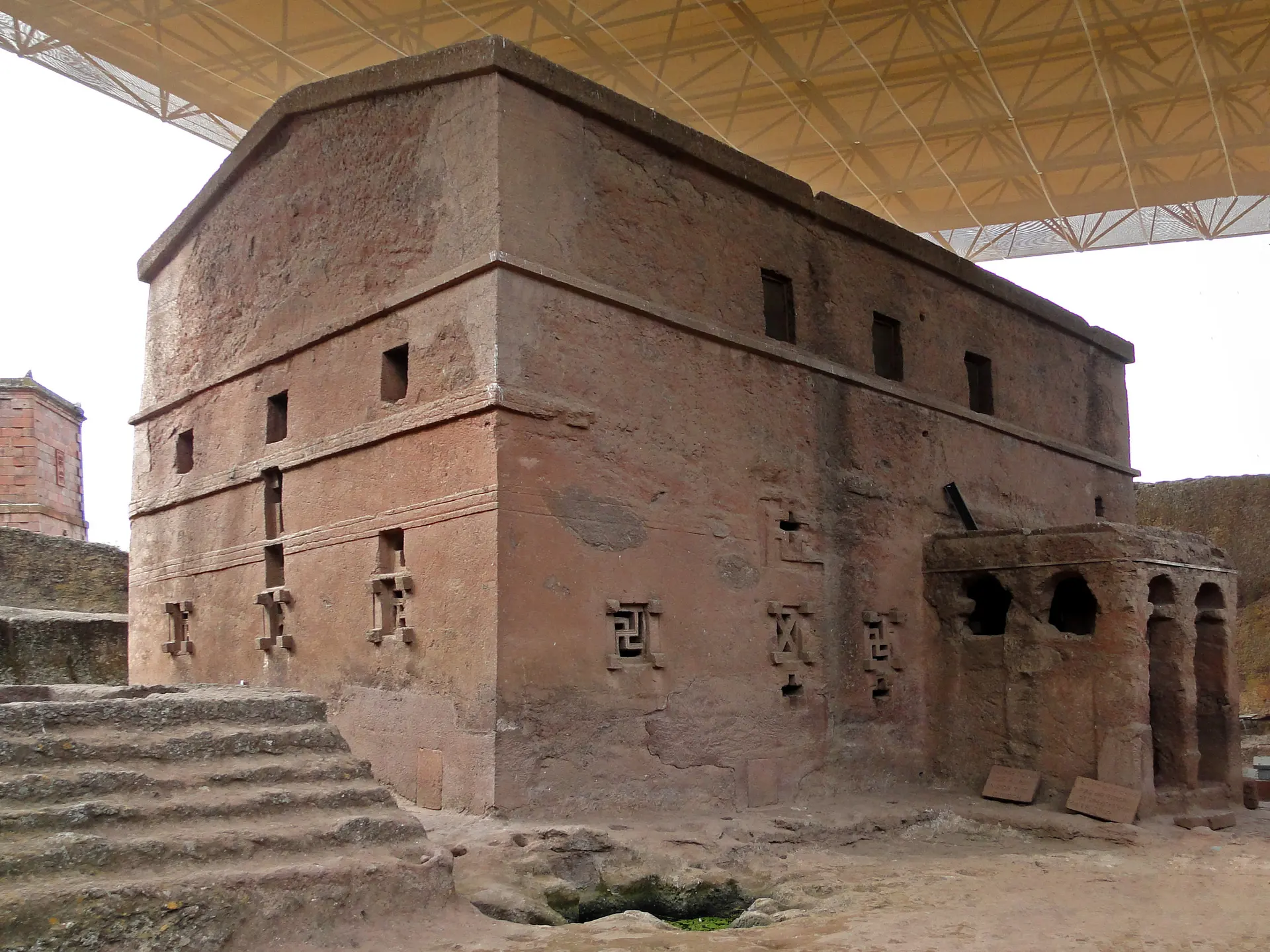 Biete Mariam, one of the rock-hewn churches of Lalibela