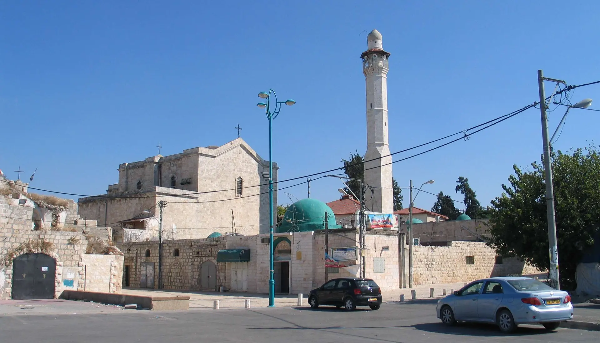 Image of Church of St. George and mosque of El Khidr, Lod (Lynda), Israel