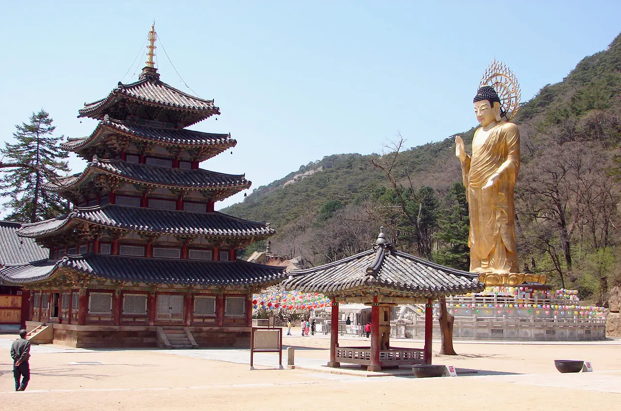 Beopjusa Temple in Boeun, North Chungcheong, South Korea