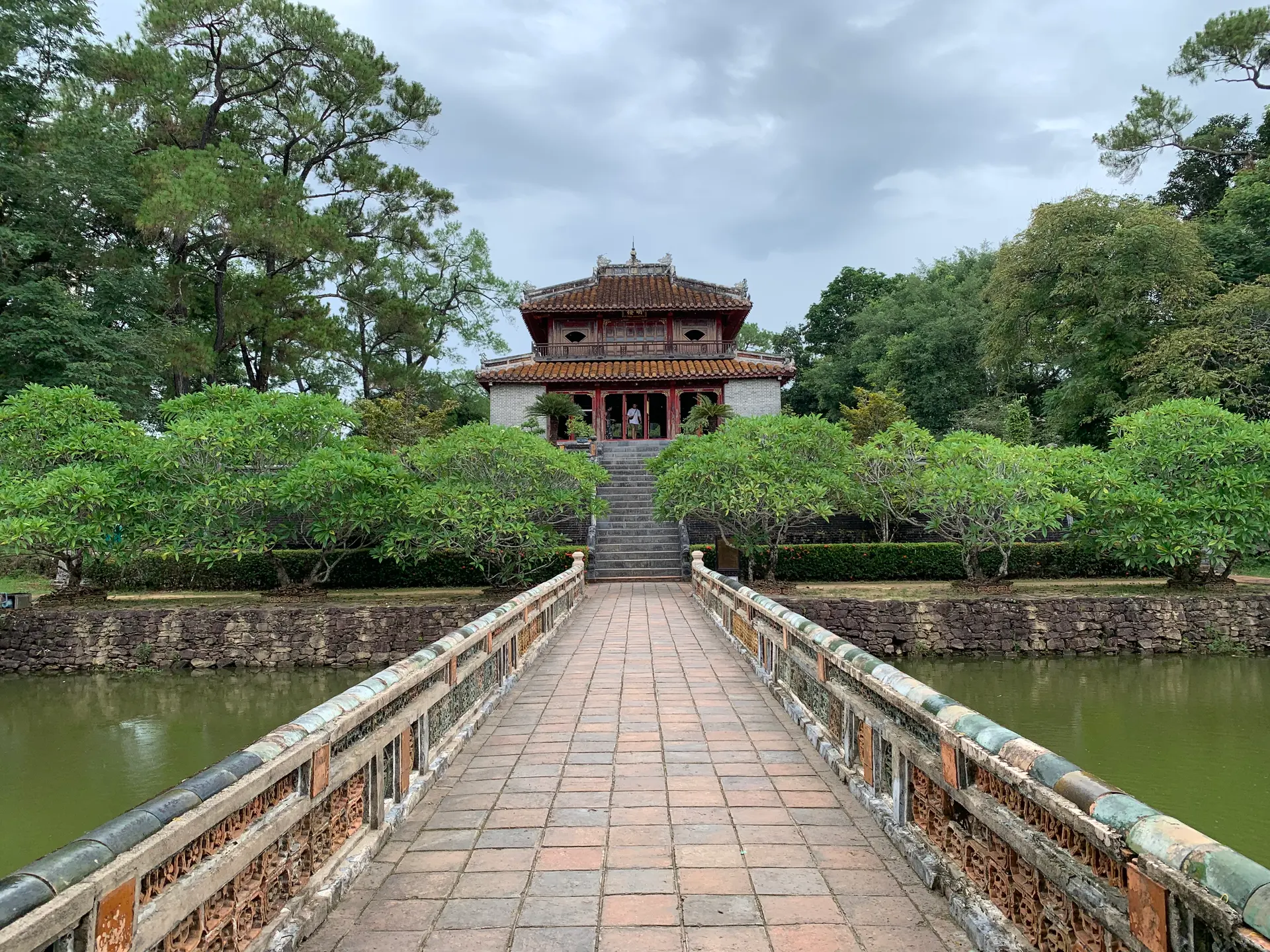 Tomb of Emperor Minh Mạng in Huế, Huế, Vietnam