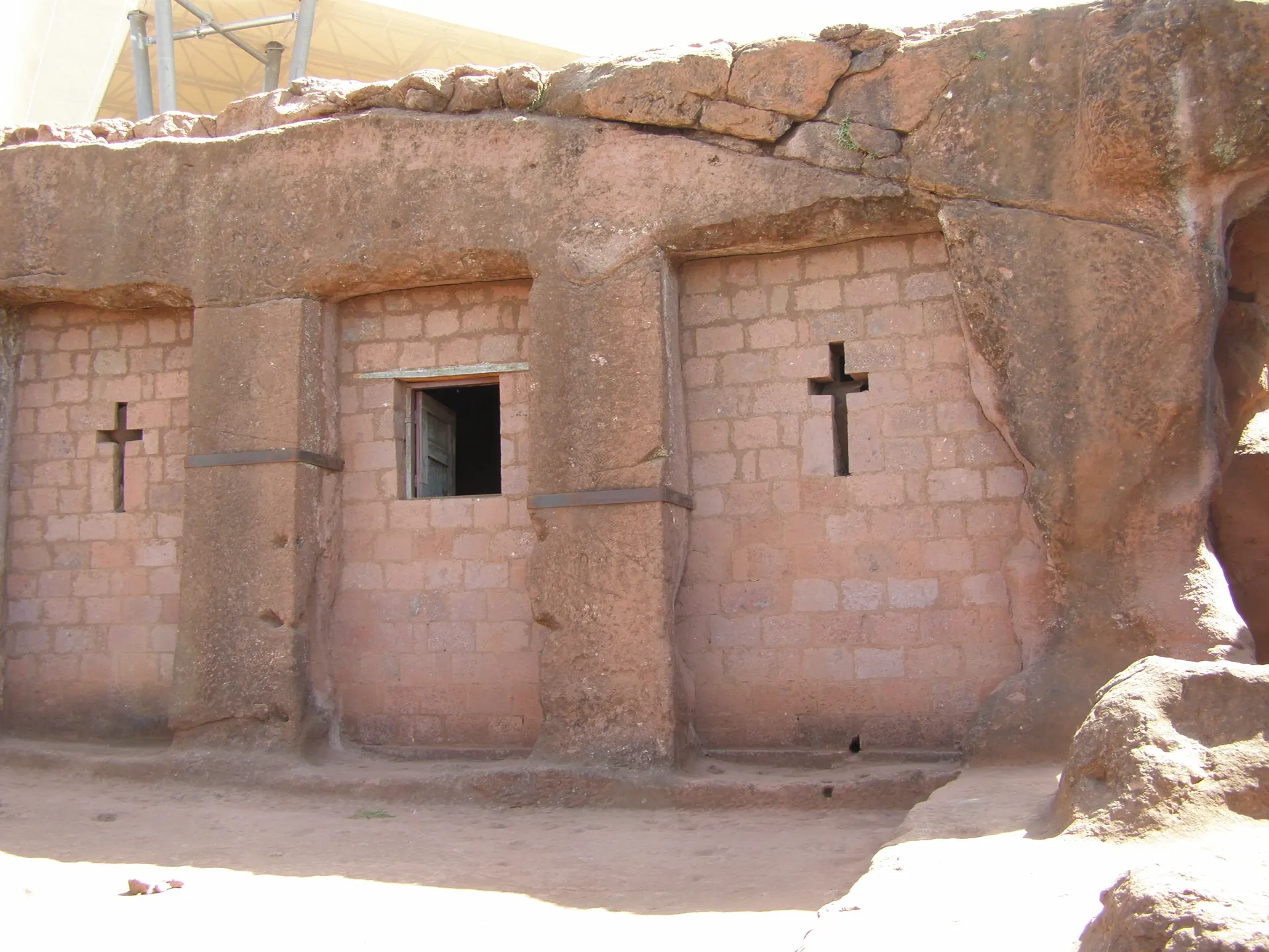 Biete Qeddus Mercoreus, one of the rock-hewn churches of Lalibela