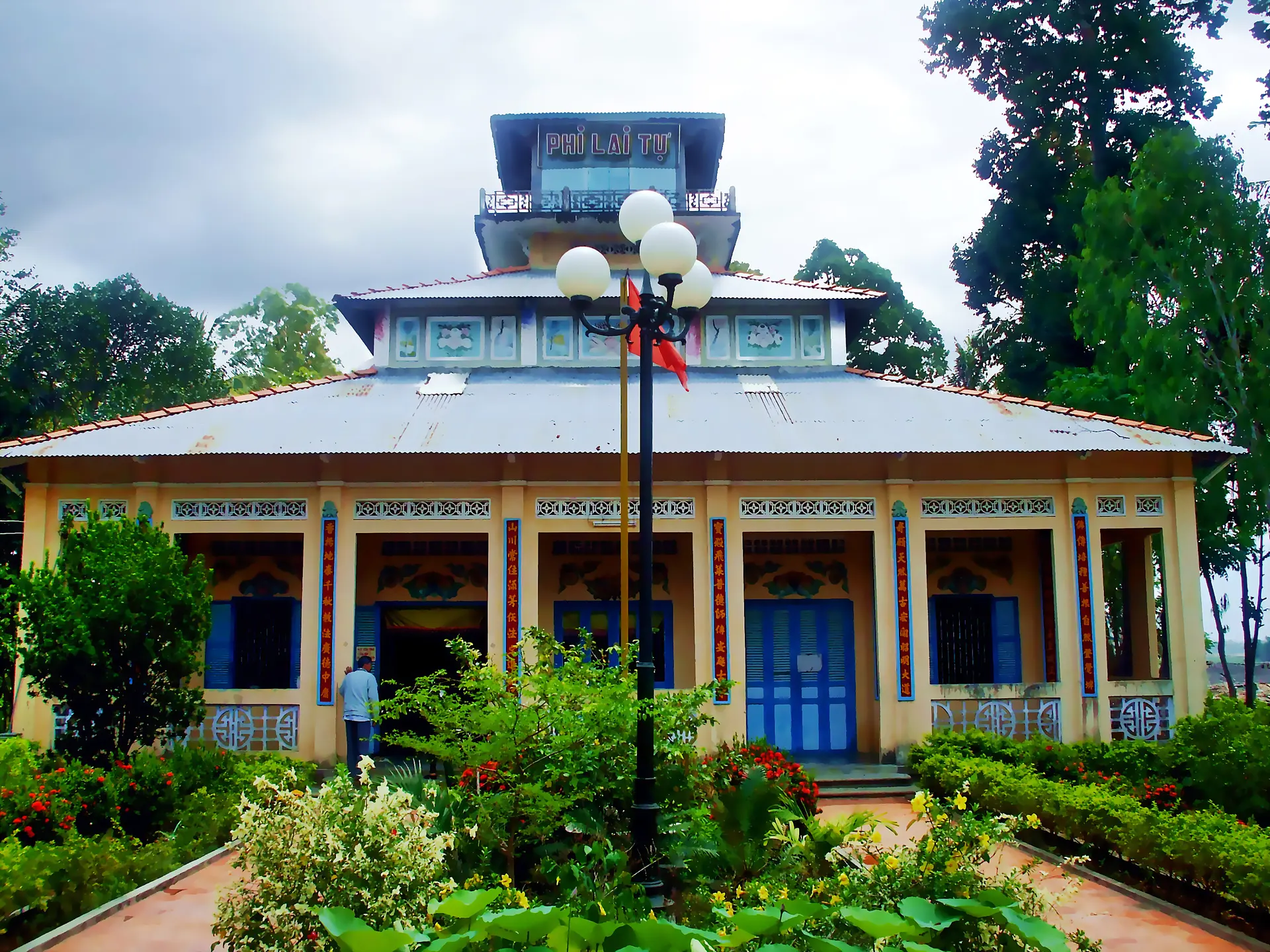 Ba Chúc Tomb and Phi Lai Pagoda in Tri Tôn, An Giang, Vietnam