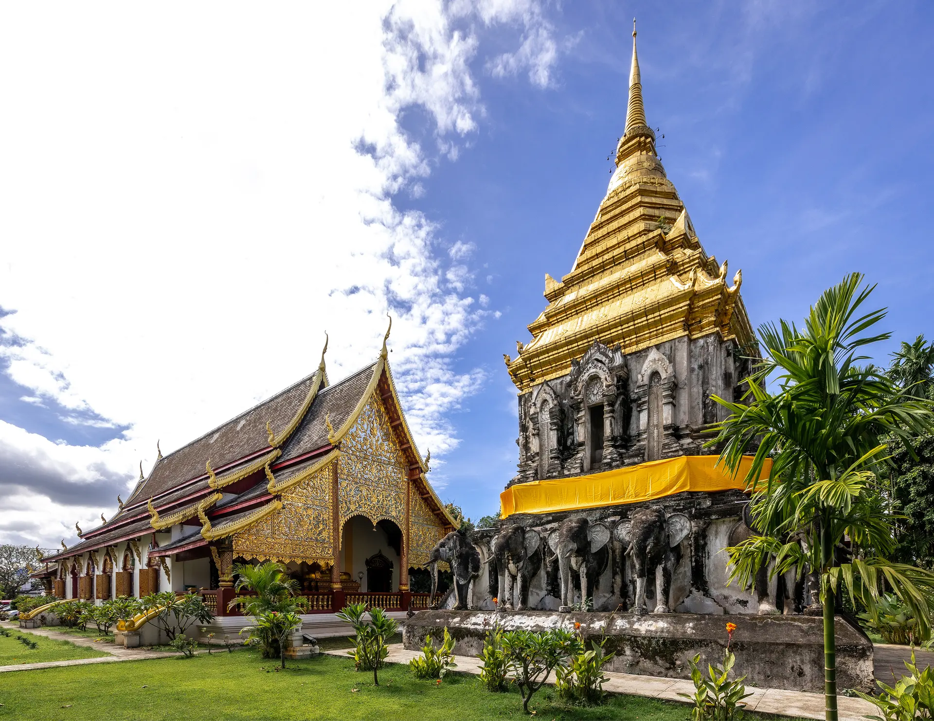 Wat Chiang Man in Chiang Mai, Chiang Mai, Thailand