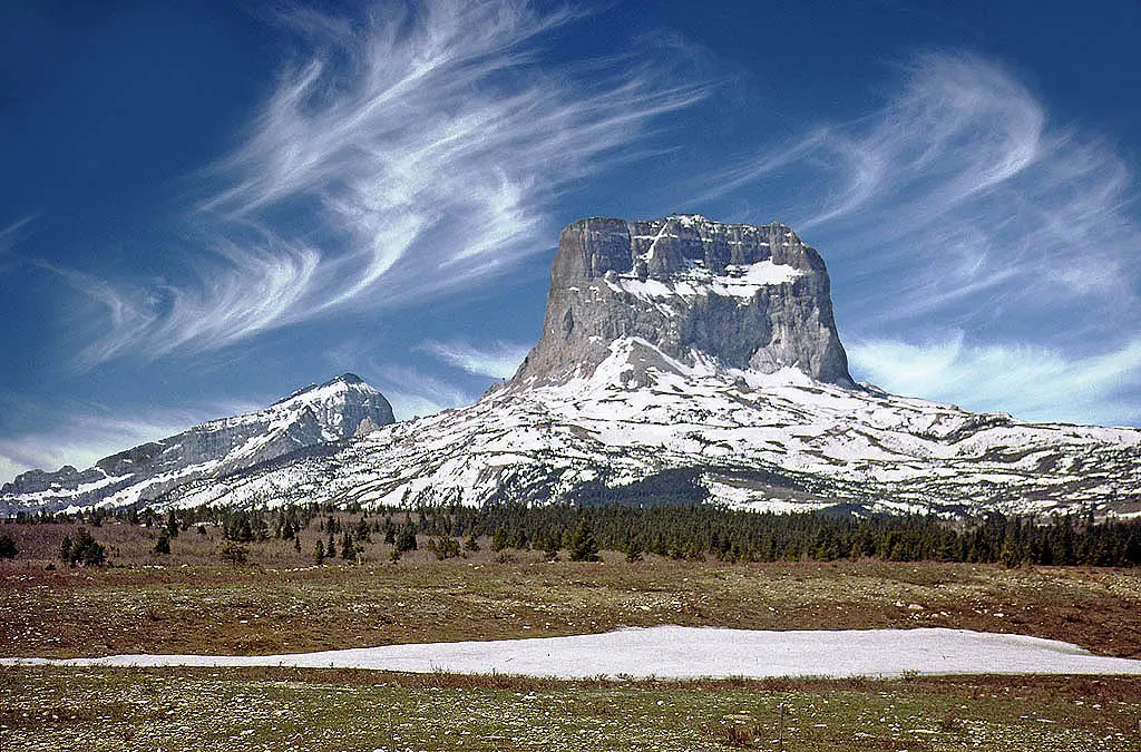 Chief Mountain (Ninaistakis), Glacier County, Montana