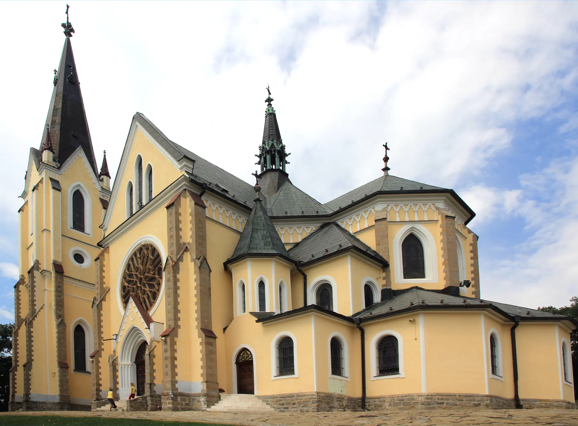 Basilica of the Visitation of the Blessed Virgin Mary, Marian Hill in Levoča, Slovakia