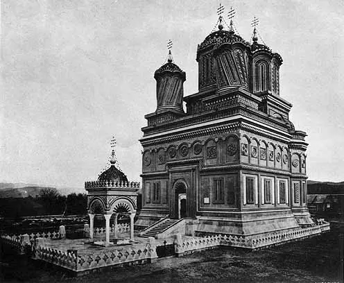 The Orthodox Cathedral in Curtea de Argeş, Romania