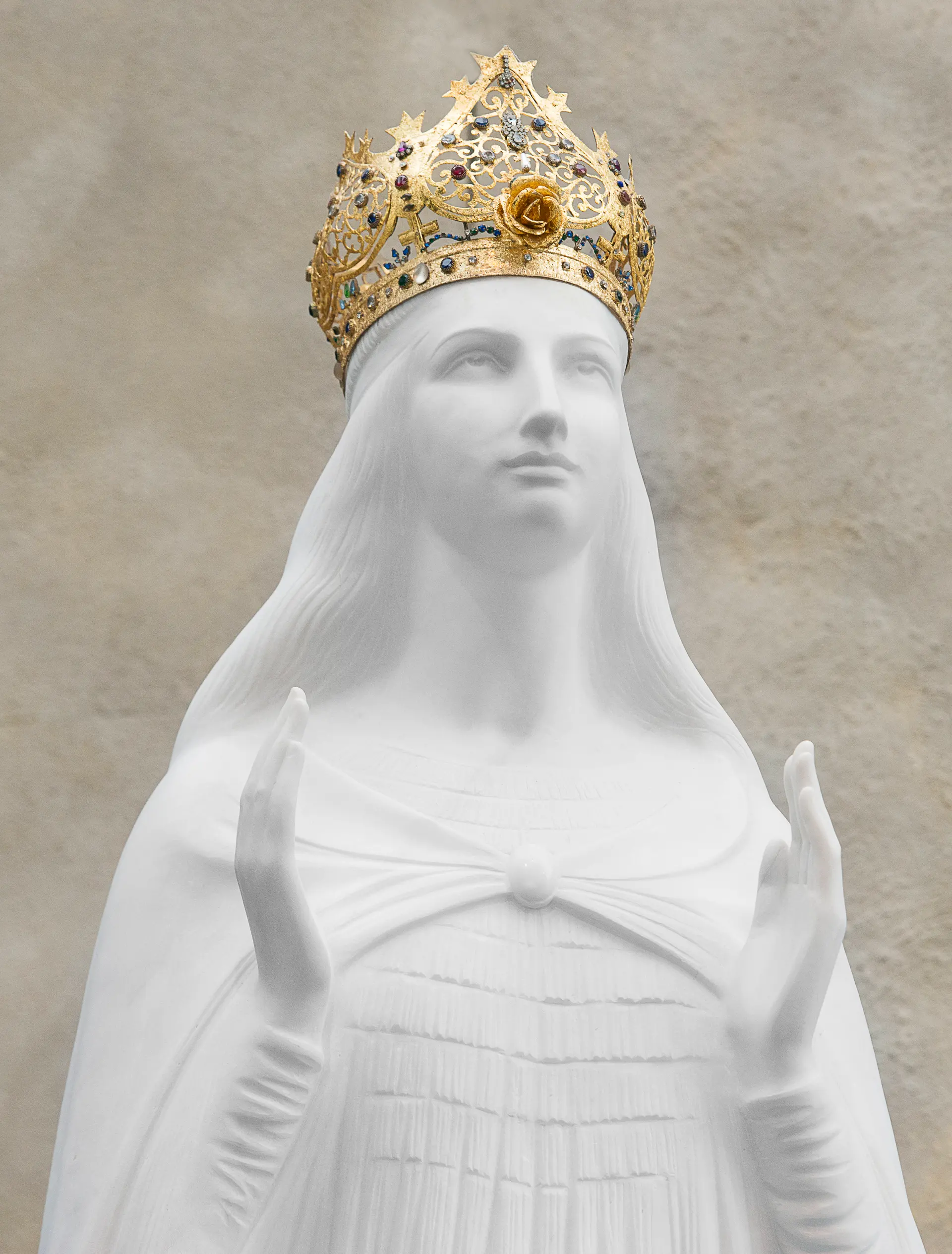 Statue of Our Lady in the Apparition Chapel at Knock Shrine