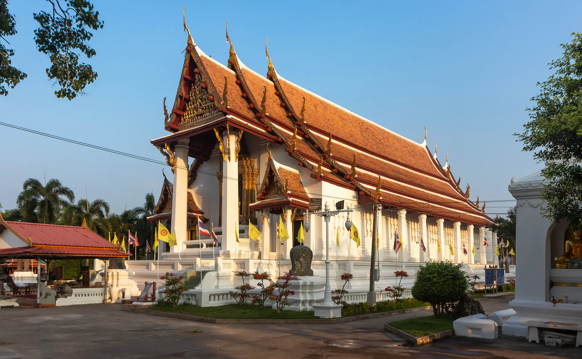 Wat Na Phra Men in Phra Nakhon Si Ayutthaya, Phra Nakhon Si Ayutthaya, Thailand