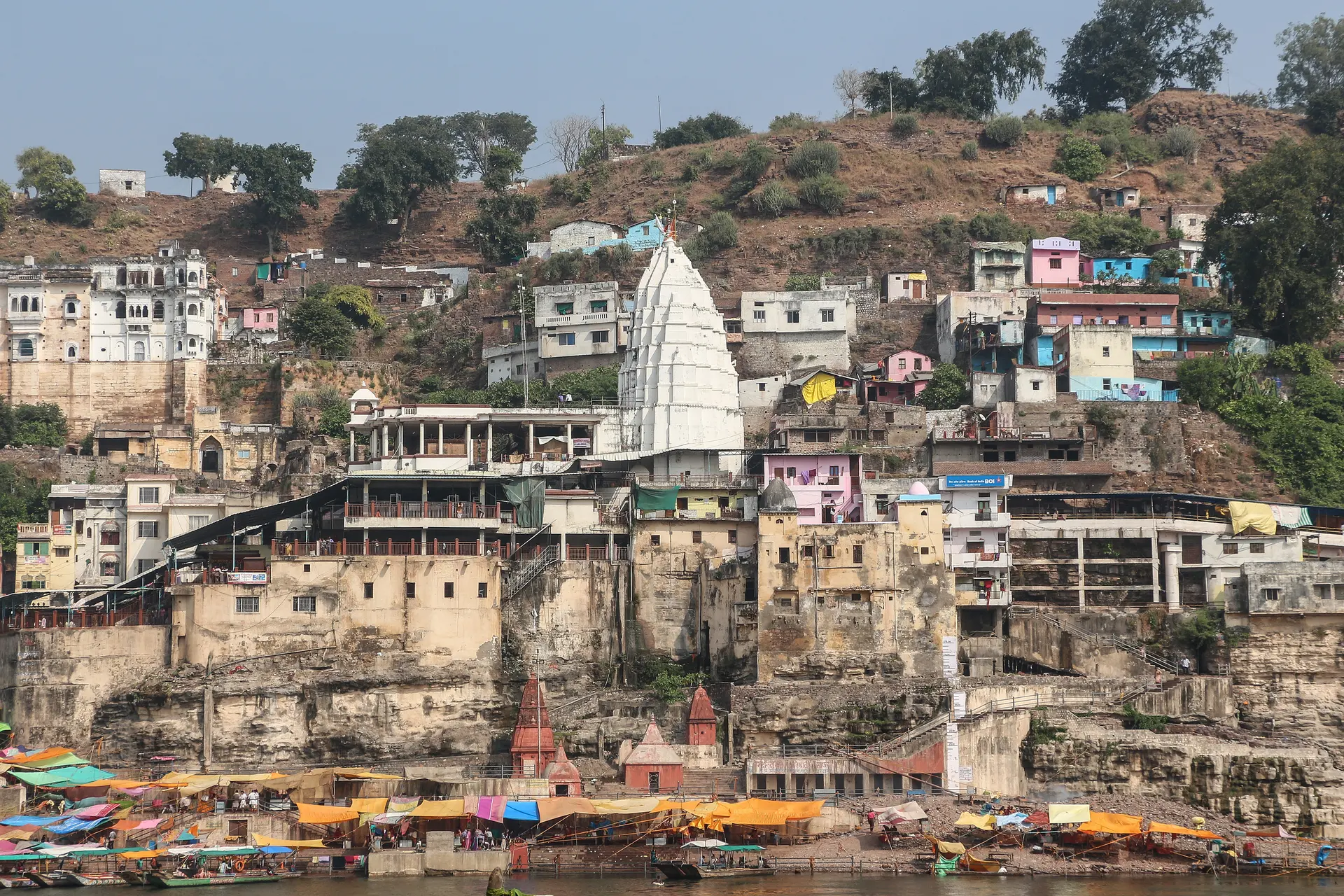 Image of Omkareshwar Jyotir Linga Shiva temple, Omkareshwar, Madhya Pradesh