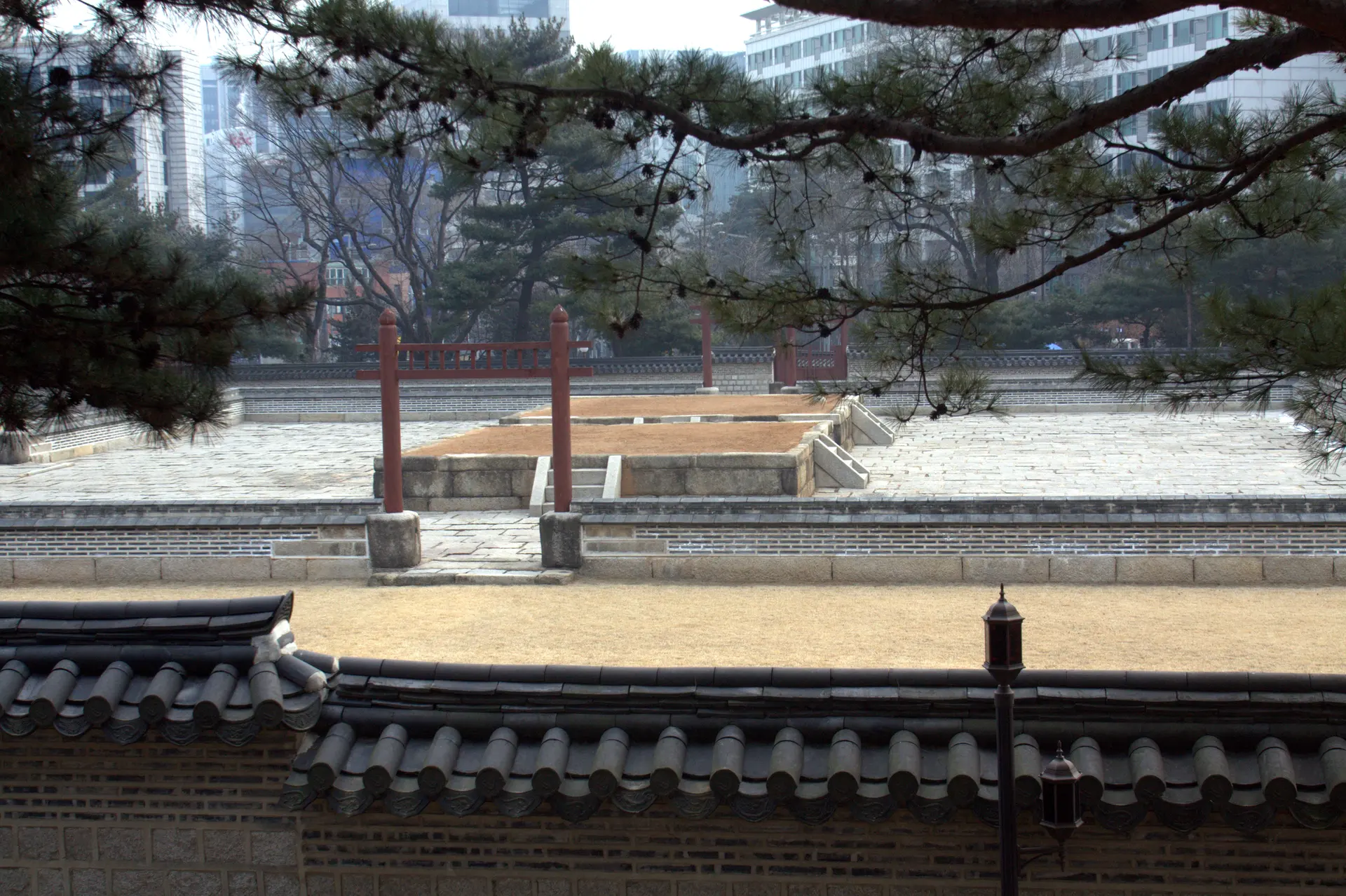 Sajikdan Altar in Seoul, Jongno District, South Korea