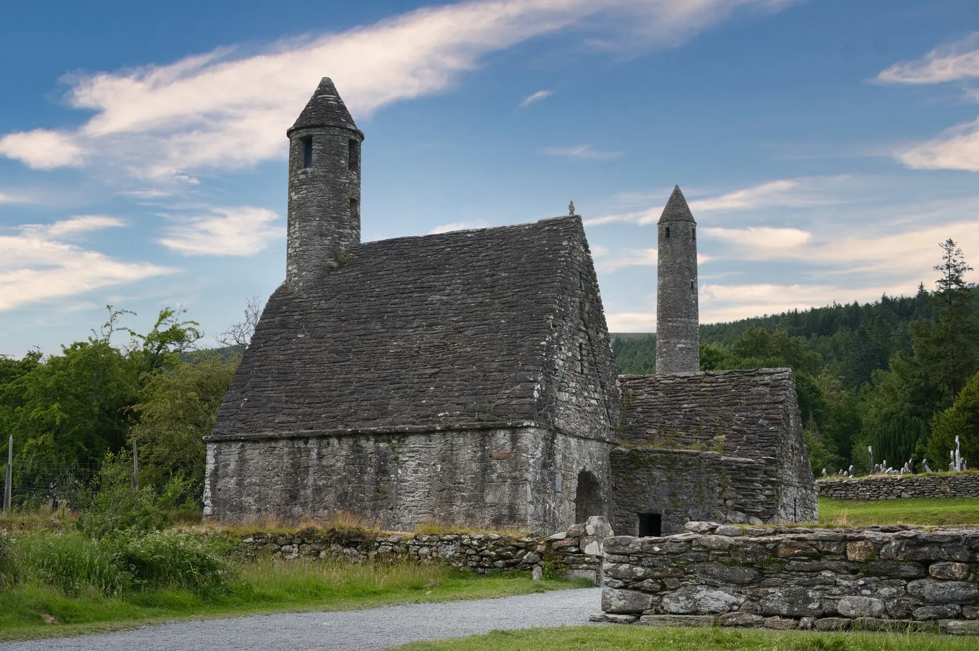 St. Kevin's Kitchen in Glendalough, Co. Wicklow.
