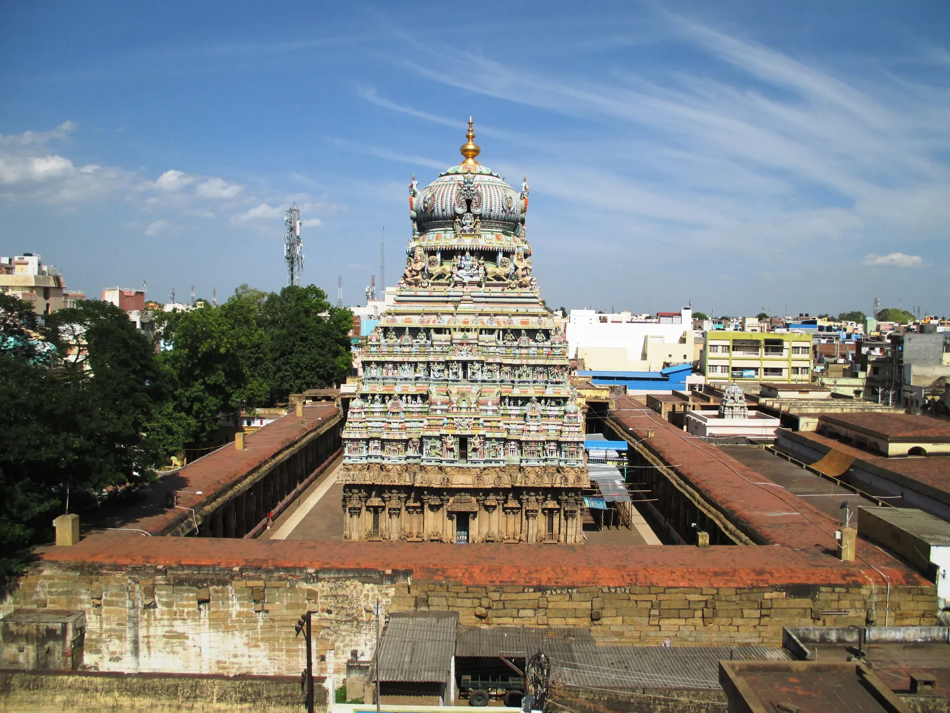 Image of Arulmigu Koodal Azhagar Vishnu temple, Periyar, Madurai, Tamil Nadu