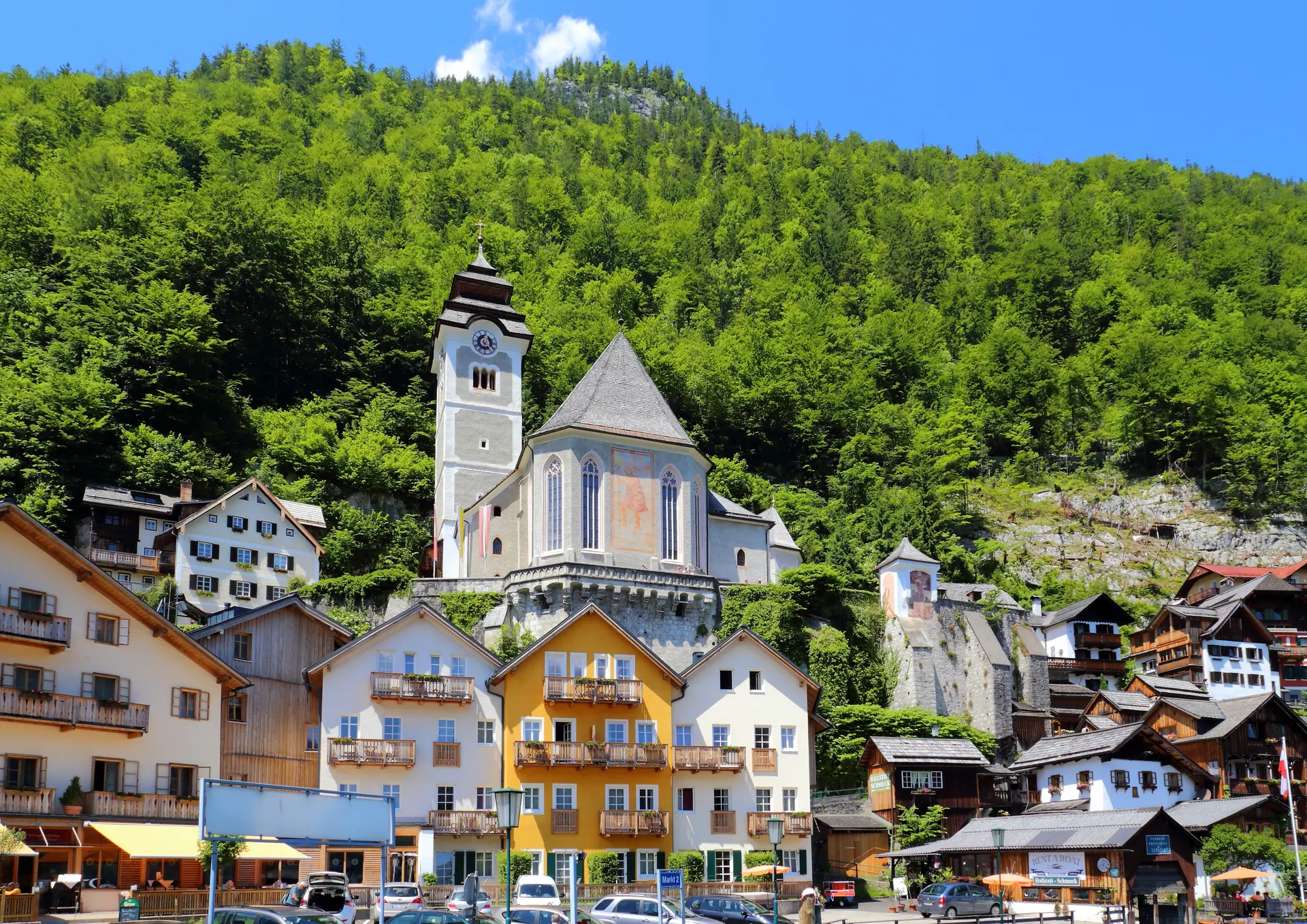 Image of The parish church of the Assumption (Maria am Berg), Hallstatt