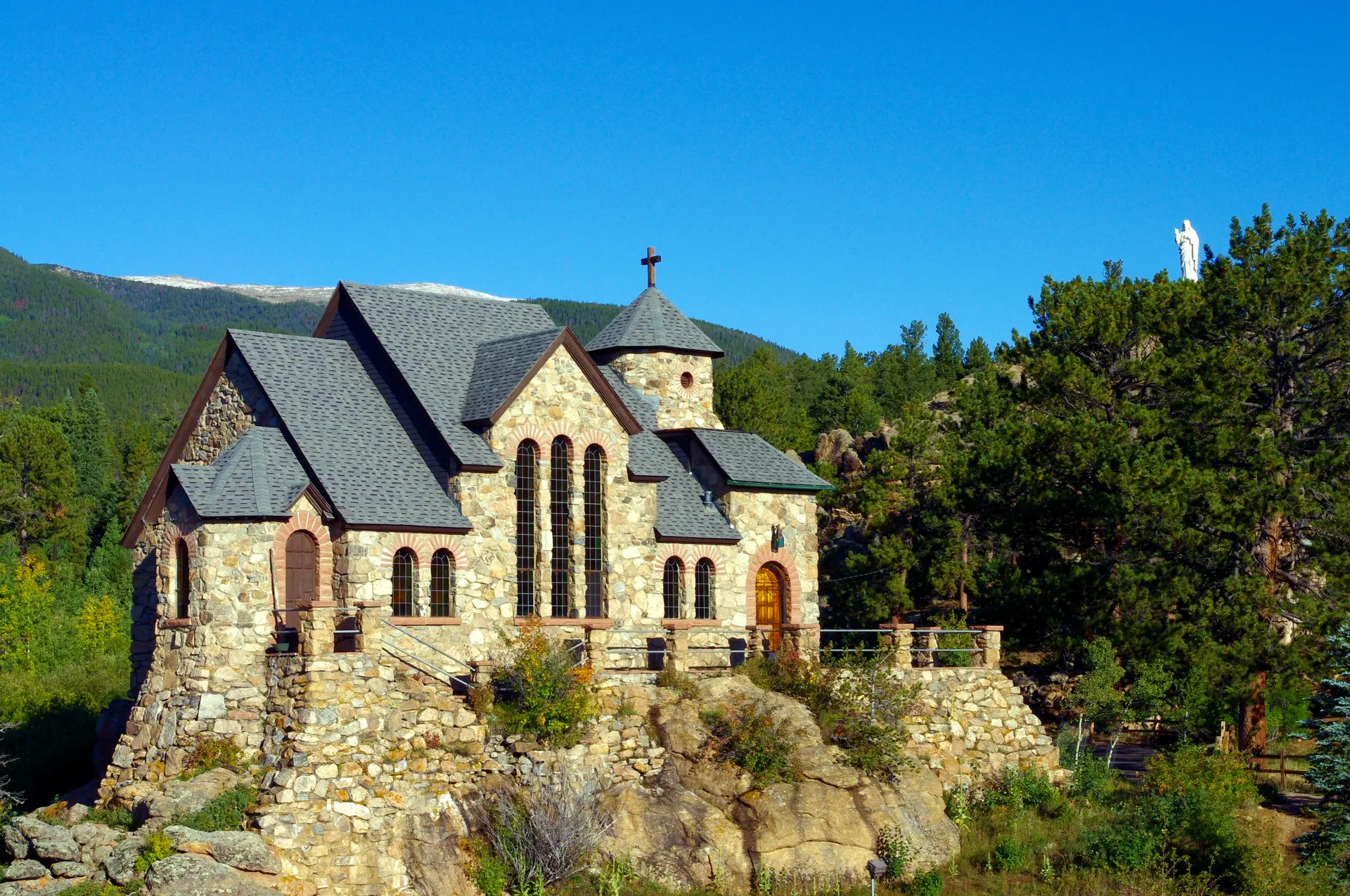 St. Catherine of Siena Chapel on the Rock — rights-reviewed exact-site image